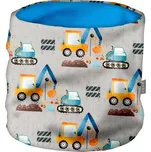 Dětský nákrčník z fleecu Basic, Bagry Velikost: Dětská