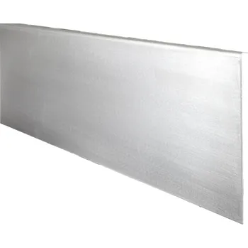 Stavební profil nerezová krycí lišta boční - levá - k hliníkovému kotvícímu profilu skla, délka 2,5 m,