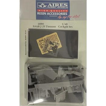 Plastikový model 1/48 SAAB J 29 Tunnan cockpit set (HOBBYB)