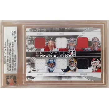 Sběratelský sportovní předmět jersey karta PLANTE/PRICE/ROY 08-09 ITG Ultimate Memorabilia Goalies /24
