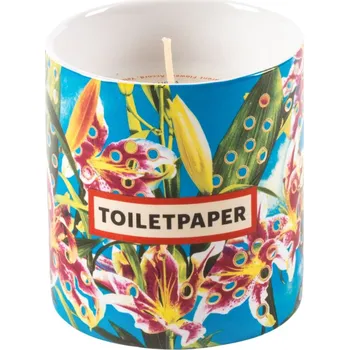 Svíčka Vonná svíčka TOILETPAPER FLOWERS Seletti 9,5 cm