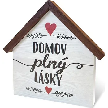 Obraz Nekupto Dřevěný domeček velký - Domov plný lásky