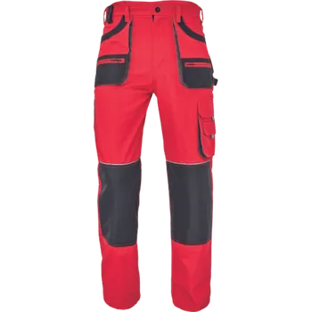 Pánské kalhoty Fridrich&Fridrich Kalhoty pracovní do pasu FF HANS červená 54