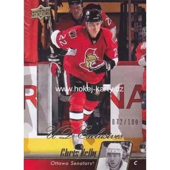 Sběratelská karetní hra paralel karta CHRIS KELLY 10-11 UD Ser. 2, UD Exclusives /100