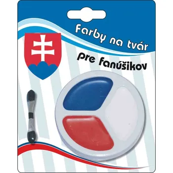 Karnevalový doplněk Barvy na obličej SPORTTEAM® Slovenská Republika 3