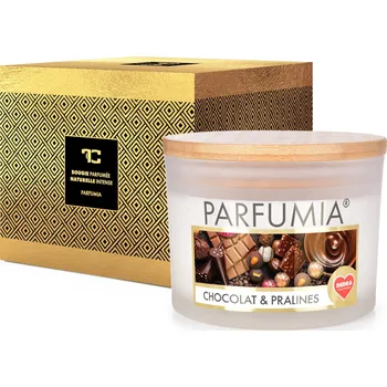 Univerzální čisticí prostředek INTENSE 2 KNOTY sójová vonná EKO svíce PARFUMIA® čokoláda a pralinky CHOCOLAT & PRALINES