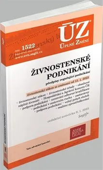 ÚZ 1522 Živnostenské podnikání - Nakladatelství Sagit (2023, brožovaná)