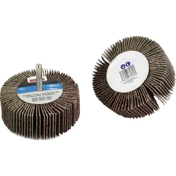 Brusný kotouč Kotouč lamelový stopkový, 80 x 30mm, P 60, KONNER