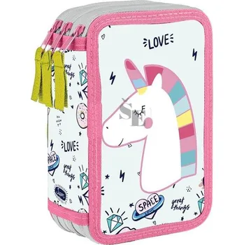 Penál Třípatrový penál Unicorn iconic 9-53423 prázdný