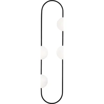 Nástěnné svítidlo Nástěnná lampa Abakus černá