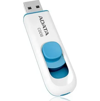 Počítač ADATA Flash Disk 32GB C008, USB 2.0 Classic, bílá