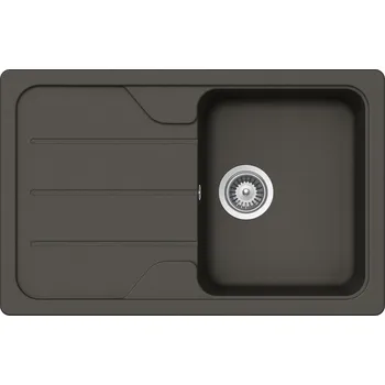 Granitový dřez Kuchyňský dřez Schock Formhaus D-100S Asphalt, spodní montáž FOMD100SUGAS
