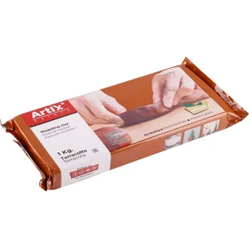 Modelovací hmota Main Papel S.L. Samotvrdnoucí hmota terakota 1000g