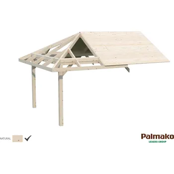 Zahradní altán Extra střecha 8,3 m2 pro Palmako BIANCA (300x300 cm)