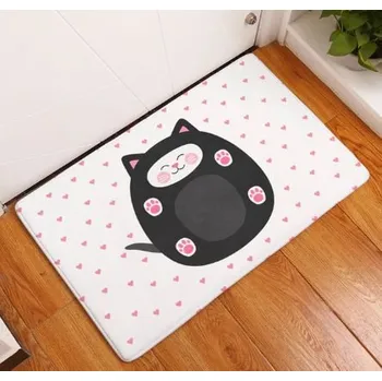 Koupelnová předložka KOBEREČEK S KOČKOU A SRDÍČKY TEENAGER + extra výběr z 4000 produktů