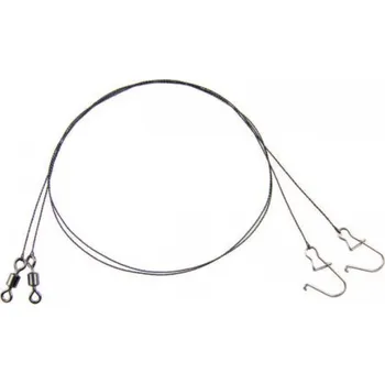 Mistrall wolframové lanko pro lov dravců 10kg 20 cm/10 kg, 2ks/bal Délka: 20 cm, 2ks/bal