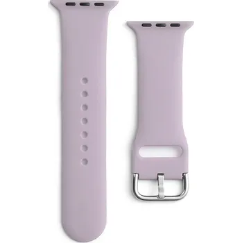 Příslušenství k chytrým hodinkám Beweare Univerzální silikonový řemínek APS pro Apple Watch na 8/7/6/5/4/3/2/ SE (49/45/44/42 mm) - fialový