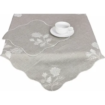 ubrus Ubrus celoroční, Bílá pivoně, šedý