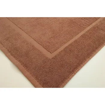 Koupelnová předložka Froté předložka 50x70cm 750g hnědá.