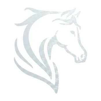 Samolepící dekorace SAMOLEPKA Kůň 095 pravá (51 - 3D karbon bílý) NA AUTO, NÁLEPKA, FÓLIE, POLEP, TUNING, VLASTNÍ TEXT, TISK, AUTOSAMOLEPKY.cz, POLEPY, OBRÁZEK, LOGO, SAMOLEPKY