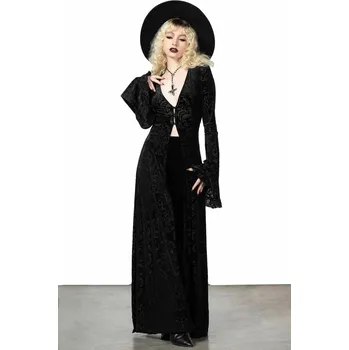 Dámské šaty šaty dámské (přehoz) KILLSTAR - Woes Night Duster - Black - XXL