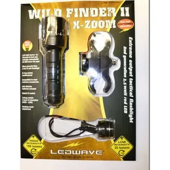 Svítilna Svítilna Ledwave Wildfinder X-ZOOM červená - set