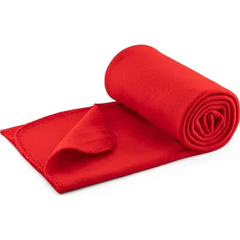 SULENA. Fleecová deka (180 g/m²) - Červená