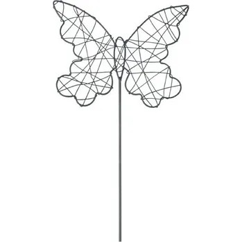 Velikonoční dekorace MFP Paper Zápich motýl kov 45cm