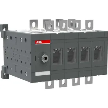 vypínač 1SCA022771R7010 OT200E04C Přepínač 4P I-0-II Ith=200A, montáž na základnu, bez rukojeti a hřídele, ABB