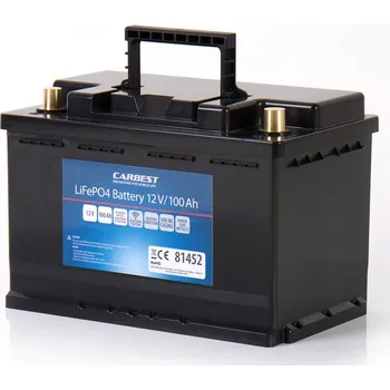 Příslušenství ke karavanu Carbest LiFe PO4 baterie Li100BT-HH6