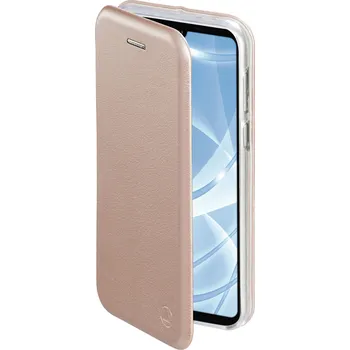 Pouzdro na mobilní telefon Hama Curve Booklet pro Huawei P30 Lite Rose Gold