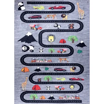 Koberec Dětský kusový koberec Bambino 2092 Streets cars anthracite, 120x170, vícebarevná, dětský pokoj, Dywany Łuszczów - 1 rok na vrácení + DOPRAVA ZDARMA k Vám i zpět