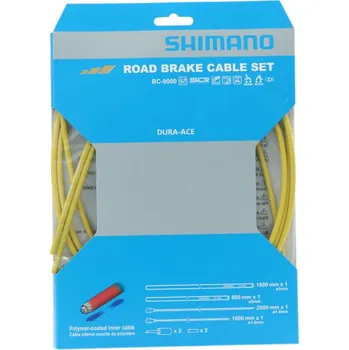 Lanko pro jízdní kolo brzdový set Shimano DURA-ACE BC-9000 žlutý