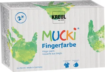 Speciální výtvarná barva C.Kreul Mucki prstové barvy 6x 150 ml