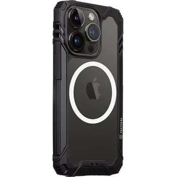 Pouzdro na mobilní telefon Kryt TACTICAL MagForce Chunky Mantis pro Apple iPhone 14 Pro - plastový / gumový - průhledný / černý