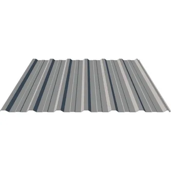 Střešní krytina Blachotrapez T18 Plus Aluminium MAT 1173, x 0,6 mm RAL 7016 antracitová šedá 1 m²