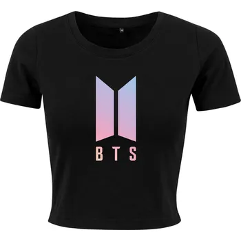 Ostatní Crop top BTS černá XL