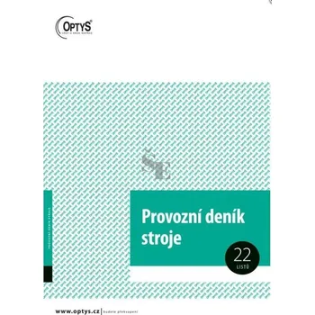 Provozní deník stroje A4 nepropisovací 1234, Optys