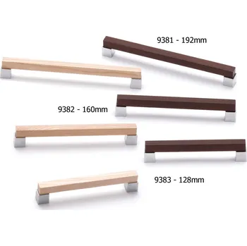 Nábytkové kování 938 - 800a mořený jasan, 128 mm