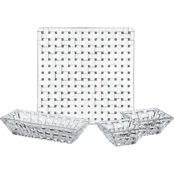 Servírovací mísa BOSSA NOVA, sada 4 ks, s talířem, Nachtmann - doprava zdarma od 2999 Kč