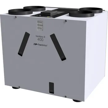 Klimatizace Korado - Ventbox 400 Optimum Výbava jednotky: S předehřevem + entalpickým výměníkem, Provedení: Levá - přívod vzduchu do interiéru vlevo