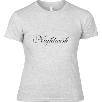 Dámské tričko šedivé dámské triko Nightwish