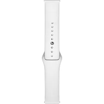 Řemínek na hodinky Silikonový řemínek na hodinky 20 mm bílý
