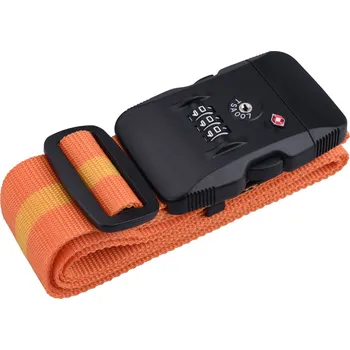 Cestovní polštářek TravelSafe popruh na zavazadla TSA