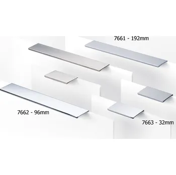 Nábytkové kování 766 - 292 matná bílá, 192 mm