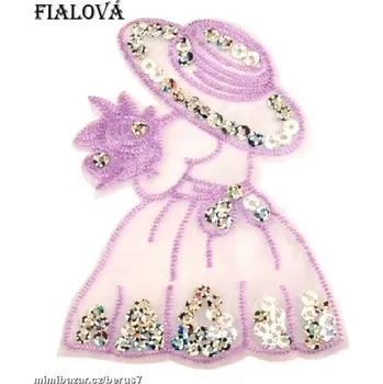 Nášivka Nášivka * nažehlovačka panna fialová