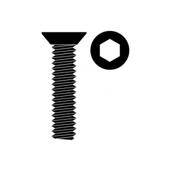 RC vybavení Ocelový Inbusový šroub s zápustnou hlavou, M3x16mm, 10 ks.