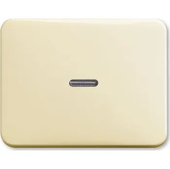 3558B-A65322G Kryt spínače jednoduchý s průzorem, slonová kost, ABB Aplha exclusive