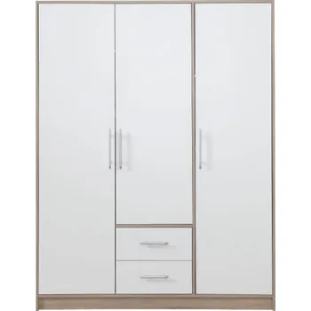 Šatní skříň Meblar Šatní skříň Smart SR2 bez zrcadla Barva: dub sonoma + bílá