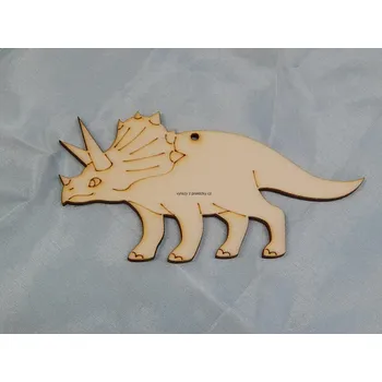 Dřevěná hračka Dřevěné výřezy, Dinosaurus, VENDA menší, 7 x 3,5 cm, 1ks